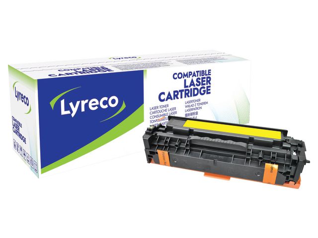 Lyreco Toner HP CE412A Gul | Toner och bläck - Tonerkassetter - Toner Lyreco | Kontorsexperten