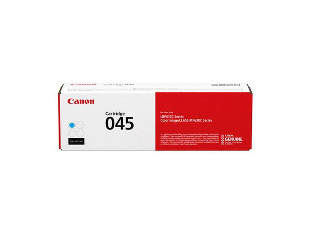 Canon Toner, 045, cyan, singelförpackning, 841711 | Toner och bläck - Tonerkassetter - Toner Canon | Kontorsexperten