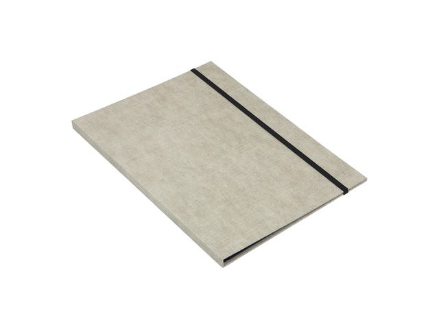 Bigso Box Mapp Paulina A4 kartong linne | Kontorsmaterial - Mappar och plastfickor - Gummibandsmappar 3-klaff - Kartong | Kontorsexperten