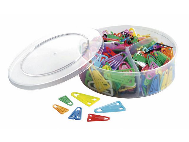 Laurel Plastgem, polystyren, plast, 21, 25 och 35mm, 420 stycken, blandade 420/fp | Kontorsmaterial - Till skrivbordet - Gem | Kontorsexperten