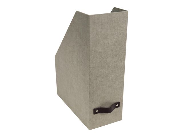 BIGSO BOX Tidskriftssamlare Estelle linne | Kontorsmaterial - Till skrivbordet - Tidskriftssamlare | Kontorsexperten