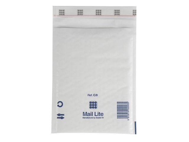 Mail Lite® Bubbelpåse D/1 180x260mm remsa 10/fp | Emballage och lagerutrustning - Kuvert och postemballage - Bubbelpåsar | Kontorsexperten