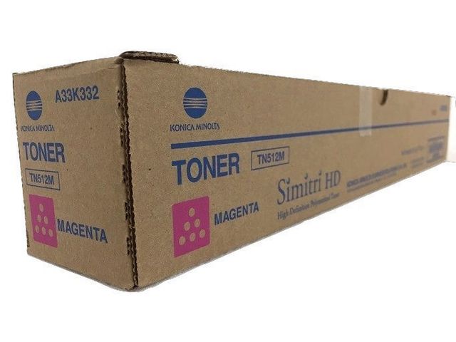 Konica Minolta Toner, magenta, TN512M | Toner och bläck - Tonerkassetter - Toner Konica Minolta | Kontorsexperten