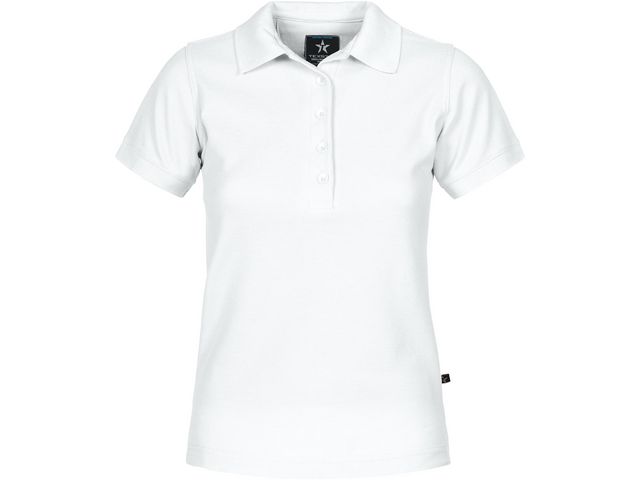 TEXSTAR Pikétröja PSW4 50/50 dam vit XL | Arbetskläder - Arbetströjor - Piké | Kontorsexperten