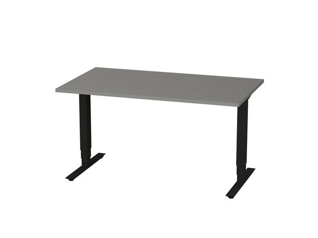 deNord Design Bord höj/sänk Pro 1400x800 grå/svart | Kontorsmöbler och inredning - Bord och hurtsar - Skrivbord - Höj/sänkbar | Kontorsexperten