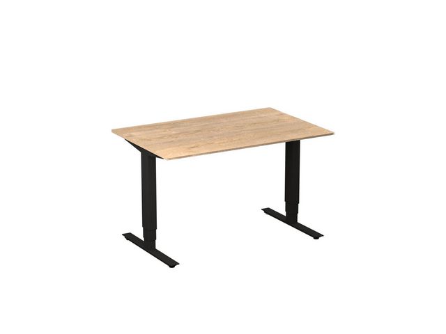 deNord Design Bord höj/sänk Pro 1200x800 ek/svart | Kontorsmöbler och inredning - Bord och hurtsar - Skrivbord - Höj/sänkbar | Kontorsexperten