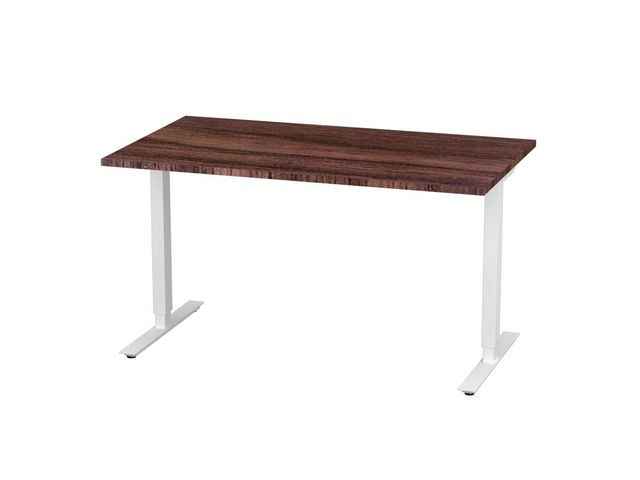 deNord Design Bord höj/sänk Basic 1400x800 valnöt/vit | Kontorsmöbler och inredning - Bord och hurtsar - Skrivbord - Höj/sänkbar | Kontorsexperten
