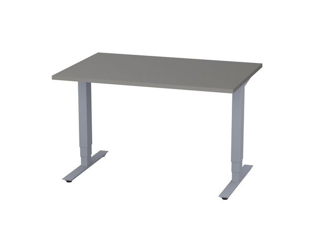 deNord Design Bord höj/sänk Pro 1200x800 grå/silver | Kontorsmöbler och inredning - Bord och hurtsar - Skrivbord - Höj/sänkbar | Kontorsexperten