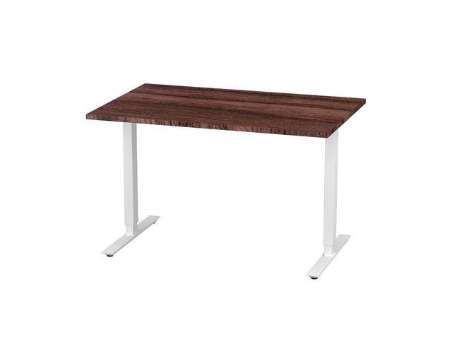 deNord Design Bord höj/sänk Basic 1200x800 valnöt/vit | Kontorsmöbler och inredning - Bord och hurtsar - Skrivbord - Höj/sänkbar | Kontorsexperten