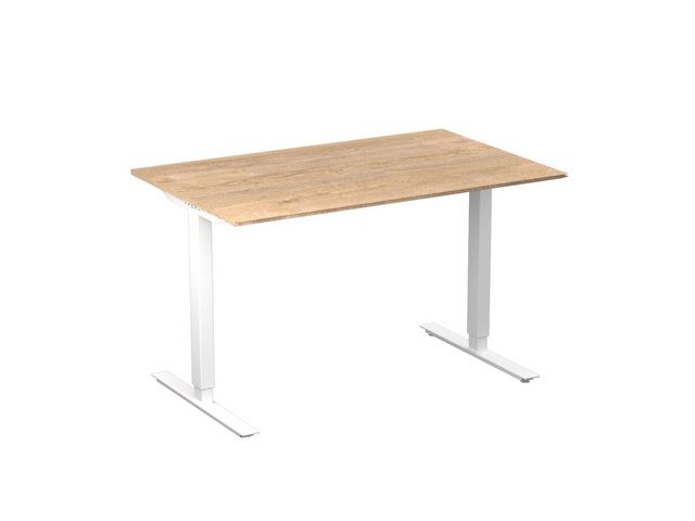 deNord Design Bord höj/sänk Basic 1200x800 ek/vit | Kontorsmöbler och inredning - Bord och hurtsar - Skrivbord - Höj/sänkbar | Kontorsexperten