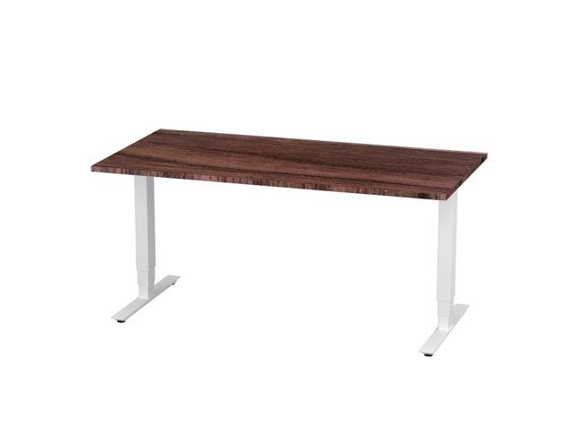 deNord Design Bord höj/sänk Pro 1600x800 valnöt/vit | Kontorsmöbler och inredning - Bord och hurtsar - Skrivbord - Höj/sänkbar | Kontorsexperten