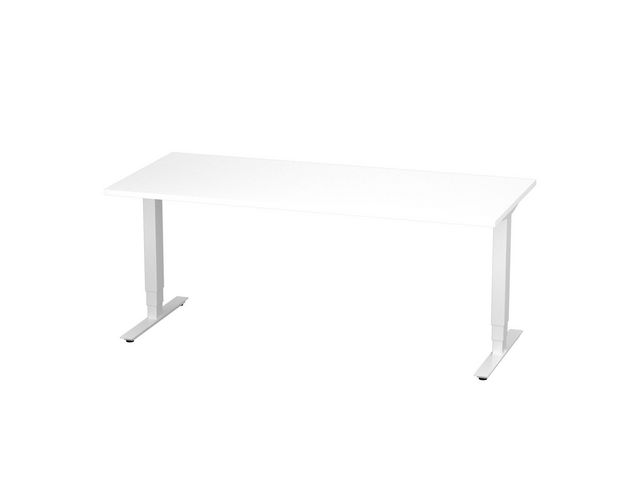 deNord Design Bord höj/sänk Pro 1800x800 vit/vit | Kontorsmöbler och inredning - Bord och hurtsar - Skrivbord - Höj/sänkbar | Kontorsexperten