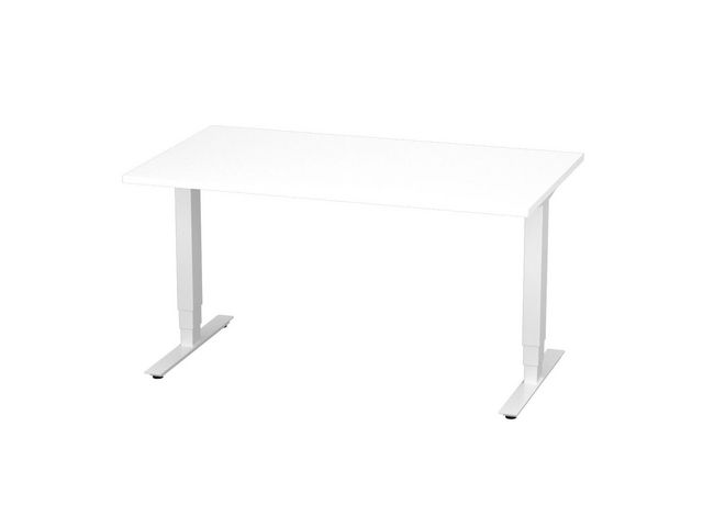 deNord Design Bord höj/sänk Pro 1400x800 vit/vit | Kontorsmöbler och inredning - Bord och hurtsar - Skrivbord - Höj/sänkbar | Kontorsexperten