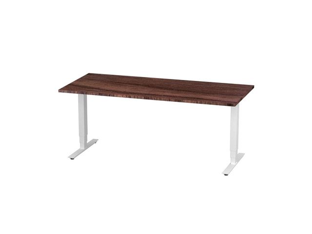 deNord Design Bord höj/sänk Pro 1800x800 valnöt/vit | Kontorsmöbler och inredning - Bord och hurtsar - Skrivbord - Höj/sänkbar | Kontorsexperten