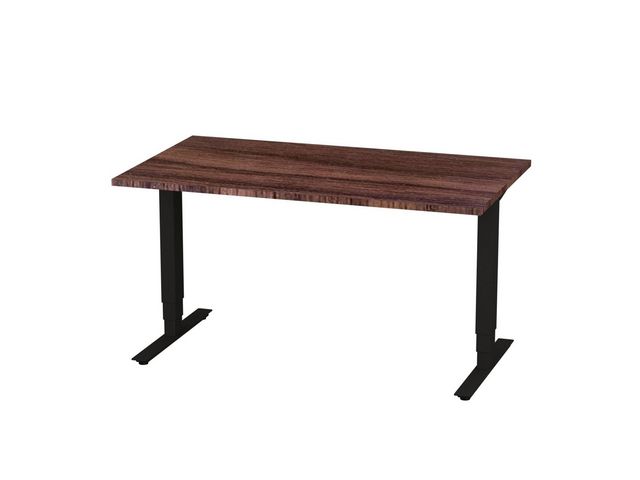 deNord Design Bord höj/sänk Pro 1400x800 valnöt/svart | Kontorsmöbler och inredning - Bord och hurtsar - Skrivbord - Höj/sänkbar | Kontorsexperten