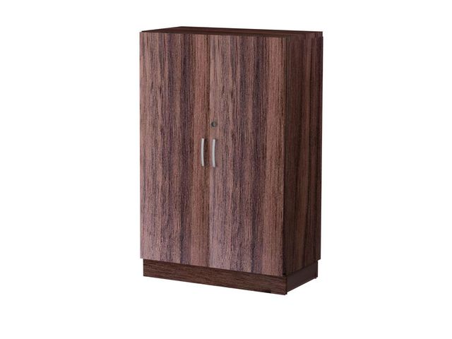 DENORD DESIGN 3xA4-hylla med dörrar valnöt | Kontorsmöbler och inredning - Skåp och hyllor - Hyllor | Kontorsexperten