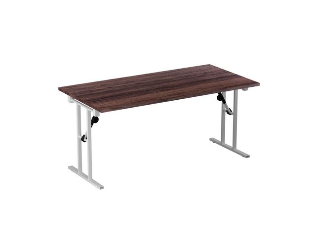 deNord Design Fällbord 1600x800x730x25 valnöt/vit | Kontorsmöbler och inredning - Bord och hurtsar - Fällbord | Kontorsexperten