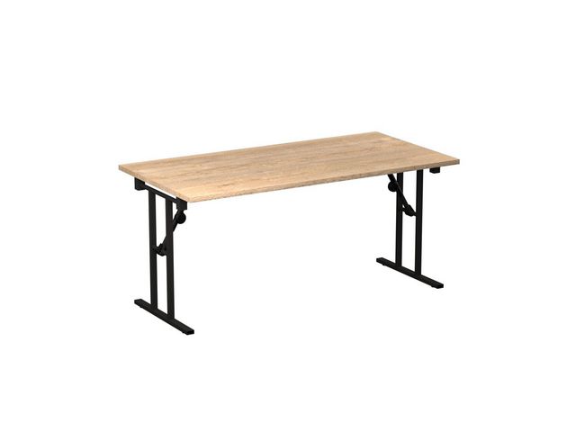 DENORD DESIGN Fällbord 1600x800x730x25 ek/svart | Kontorsmöbler och inredning - Bord och hurtsar - Fällbord | Kontorsexperten