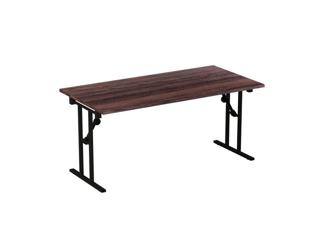 deNord Design Fällbord 1600x800x730x25 valnöt/svart | Kontorsmöbler och inredning - Bord och hurtsar - Fällbord | Kontorsexperten