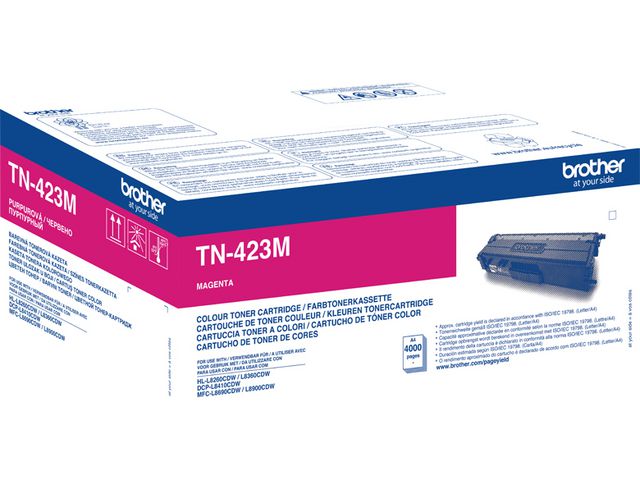 Brother Toner TN423M Magenta | Toner och bläck - Tonerkassetter - Toner Brother | Kontorsexperten