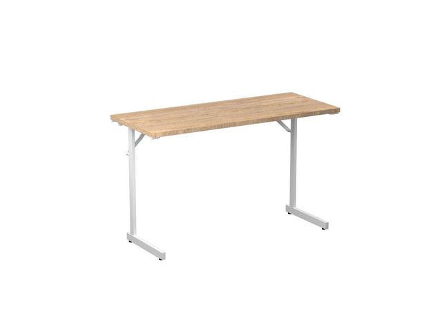 DENORD DESIGN Fällbord 1200x500x715x18 ek/vit | Kontorsmöbler och inredning - Bord och hurtsar - Fällbord | Kontorsexperten
