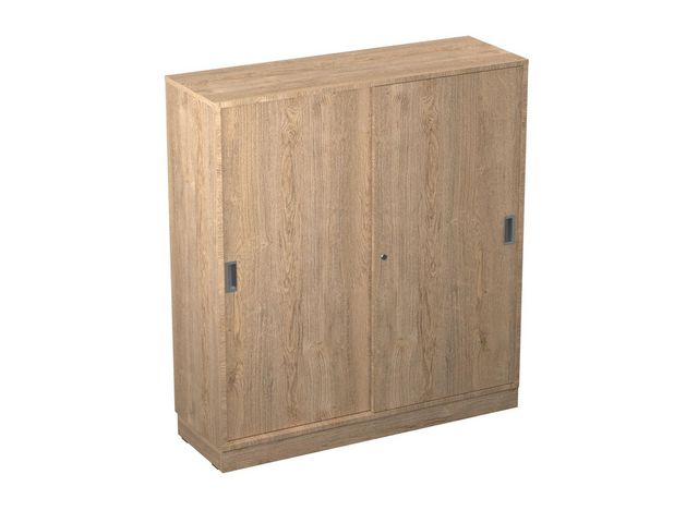 DENORD DESIGN Skjutdörrskåp 3xA4 1200 mm ek | Kontorsmöbler och inredning - Skåp och hyllor - Skåp | Kontorsexperten