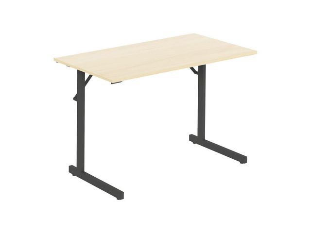 deNord Design Fällbord 1200x500x715x18 björk/svart | Kontorsmöbler och inredning - Bord och hurtsar - Fällbord | Kontorsexperten