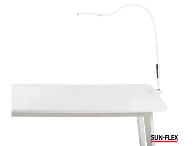 SUN-FLEX® Lampa Desklite vit | Kontorsmöbler och inredning - Lampor och belysning - Skrivbordslampor | Kontorsexperten