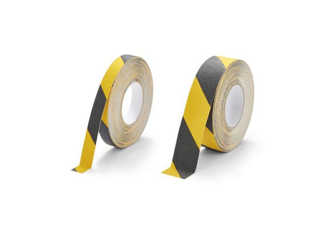 Durable Halkskyddstejp DURALINE 25mm 60grit | Skyddsutrustning - Säkerhetsmärkning och skyltar - Tejper och symboler | Kontorsexperten