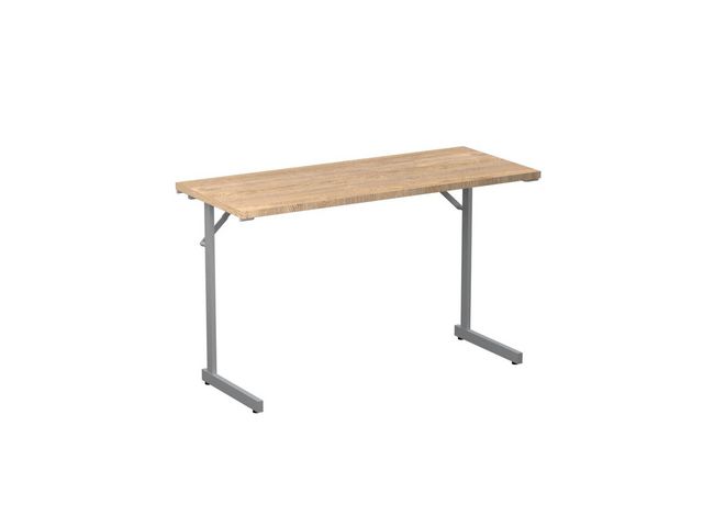 DENORD DESIGN Fällbord 1200x500x715x18 ek/silver | Kontorsmöbler och inredning - Bord och hurtsar - Fällbord | Kontorsexperten