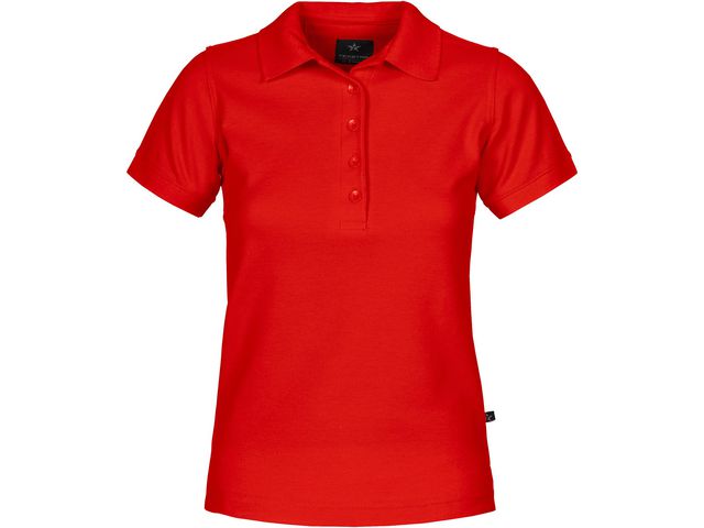 TEXSTAR Pikétröja PSW4 50/50 dam röd S | Arbetskläder - Arbetströjor - Piké | Kontorsexperten