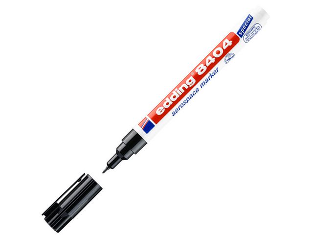 edding Märkpenna 8404 Aerospace extra tunn 0,75 mm linjebredd, svart | Kontorsmaterial - Pennor - Märkpennor - Rund spets | Kontorsexperten