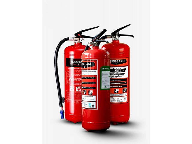 HOUSEGARD Brandsläckare ReUse Pulver röd 55A | Skyddsutrustning - Brandskydd och säkerhet - Brandsläckare | Kontorsexperten