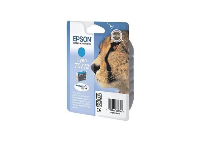 Epson Bläckpatron C13T07124012 Cyan | Toner och bläck - Bläckpatroner - Bläckpatroner Epson | Kontorsexperten
