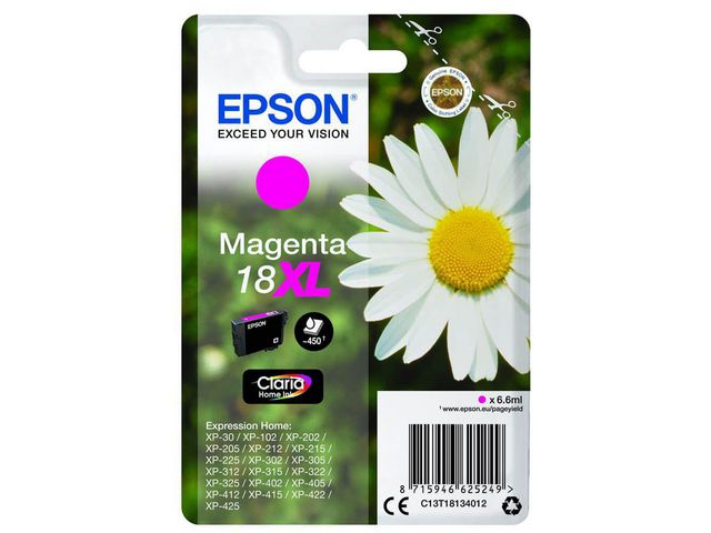 Epson Bläckpatron C13T18134012 XL mag | Toner och bläck - Bläckpatroner - Bläckpatroner Epson | Kontorsexperten