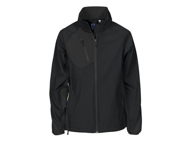 PROJOB Softshelljacka dam 2423 svart XS | Arbetskläder - Arbetsjackor - Softshelljackor | Kontorsexperten