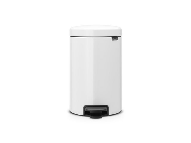 Produktfoto för BRABANTIA Papperskorg Pedalhink New Icon 12L Vit