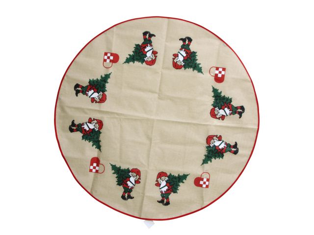 Julgransmatta tomte 100cm | Kontorsmöbler och inredning - Lampor och belysning - Dekorationsbelysning | Kontorsexperten