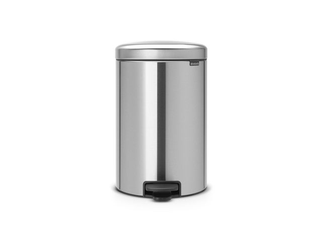 Produktfoto för BRABANTIA Papperskorg Pedalhink New Icon 20L Matt Stål
