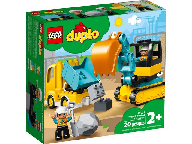 Produktfoto för LEGO DUPLO 10931 Lastbil och grävmaskin