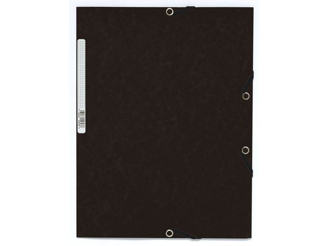 Exacompta Gummibandsmapp 3-klaff Nature Future® A4, 250 ark, 400 g/m², presspan, svart | Kontorsmaterial - Mappar och plastfickor - Gummibandsmappar 3-klaff - Kartong | Kontorsexperten