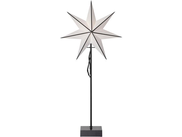 STAR TRADING Papperstjärna på fot Astro 74x35cm svart | Kontorsmöbler och inredning - Lampor och belysning - Dekorationsbelysning | Kontorsexperten