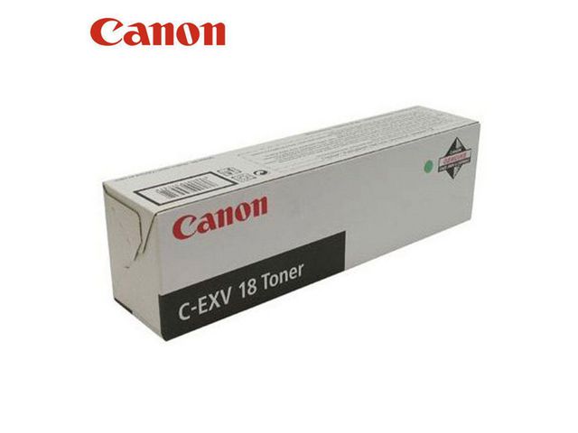 Canon Toner, C-EXV 18, svart, singelförpackning, 0386B002 | Toner och bläck - Tonerkassetter - Toner Canon | Kontorsexperten
