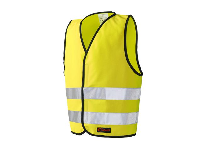 Reflectil Reflexväst Barn Kardborre XS gul | Skola och förskola - Idrott, hälsa och rörelse - Västar, reflexer och promenadrep | Kontorsexperten