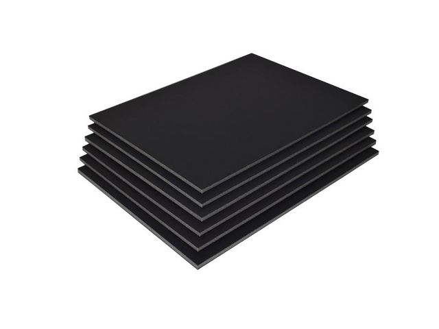 Kapaplattor 5mm 50x70cm svart/svart | Skola och förskola - Hobbymaterial - Utställningsskärmar | Kontorsexperten