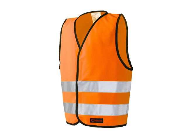 Reflectil Reflexväst Barn Kardborre XXS orange | Skola och förskola - Idrott, hälsa och rörelse - Västar, reflexer och promenadrep | Kontorsexperten