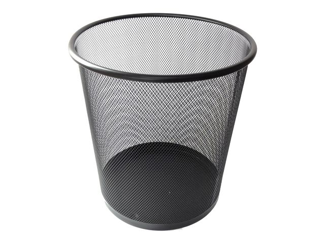 Papperskorg Liten 11L Svart | Kontorsmaterial - Till skrivbordet - Papperskorgar | Kontorsexperten