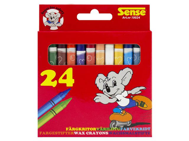 Sense Vaxkrita 24/fp | Skola och förskola - Bild och form - Kritor | Kontorsexperten