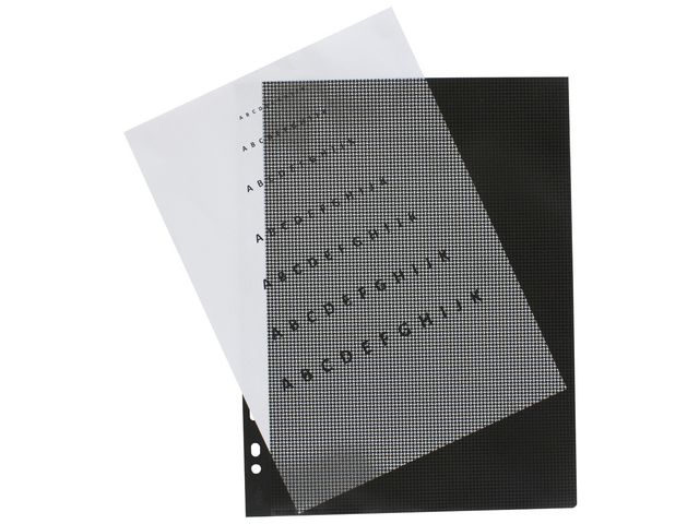 Säkerhetsficka Security A4 PP Svart | Kontorsmaterial - Mappar och plastfickor - Mappar övriga | Kontorsexperten