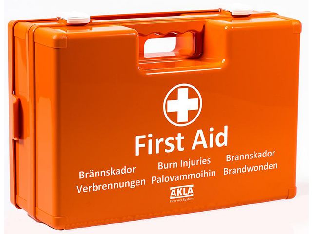 AKLA Brännskadelåda stor For burns | Skyddsutrustning - Första Hjälpen - Brännskada | Kontorsexperten